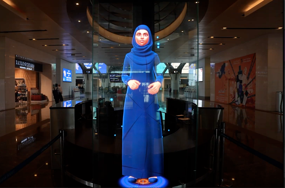 AI-Powered Holographic Digital Assistant